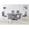 Dream Home Furnishings Milan Grey Extending Dining Table